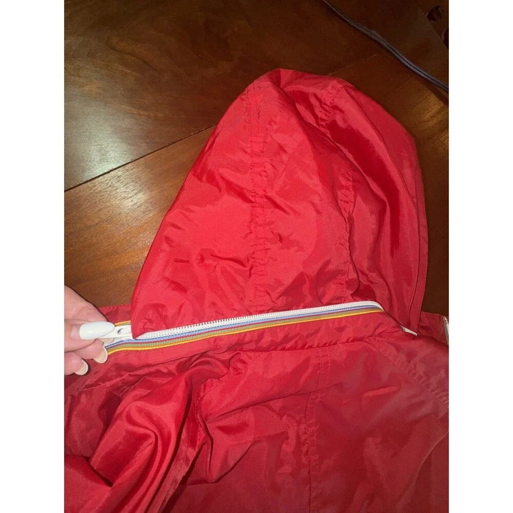 Vintage Gap Kids Red Windbreaker Nylon Jacket Lightweight Sz L-XL 10-12 Retro